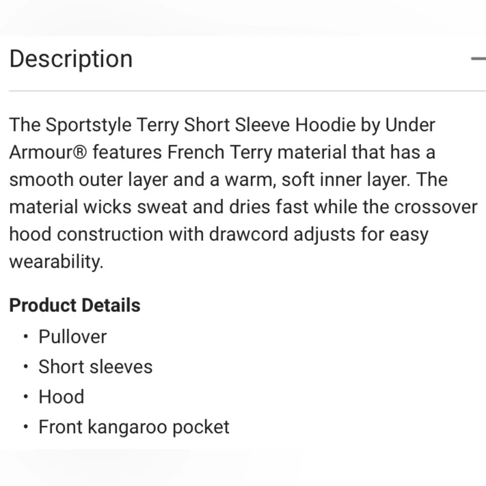 Hoodie Sweatshirt Lightweight Short Sleeve Athletic Wear Gray Mens Size Large